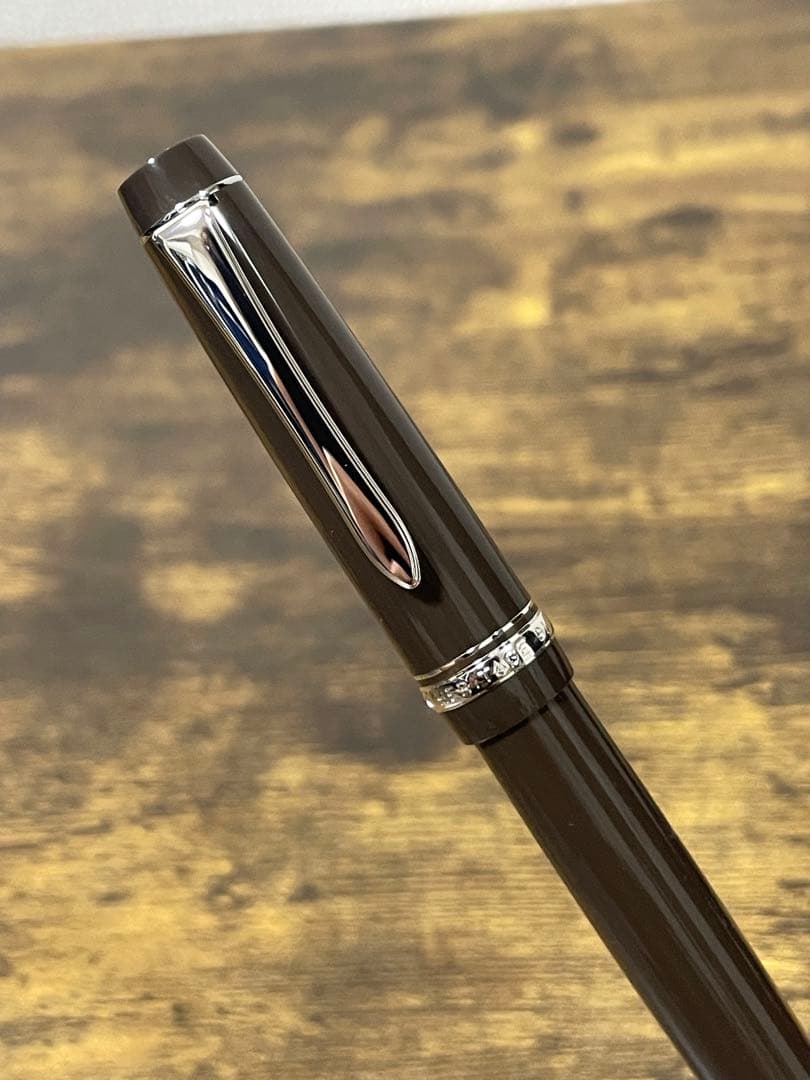 試筆のみ　山栗　カスタム　ヘリテイジ 91 字幅F 万年筆　パイロット