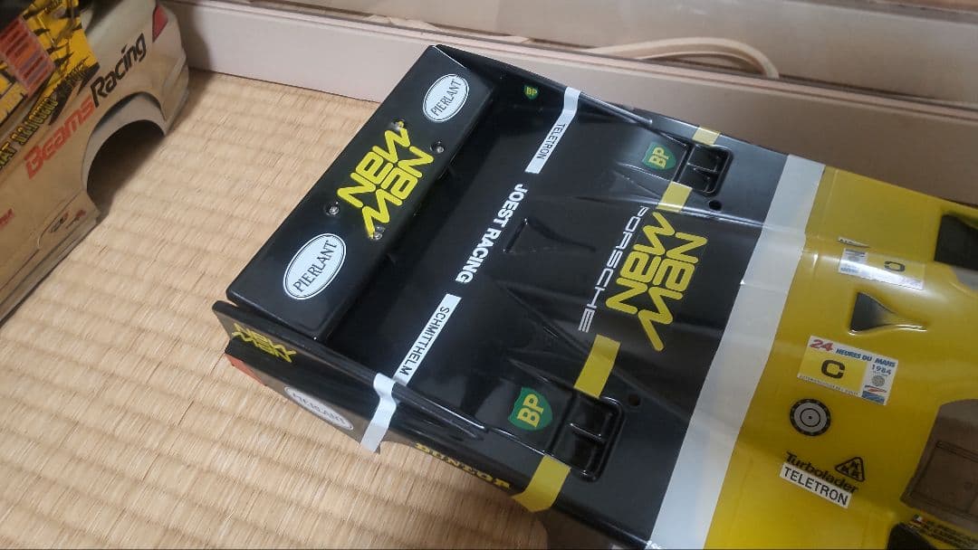 LED付 newman ポルシェ 956 ボディ Cカー用