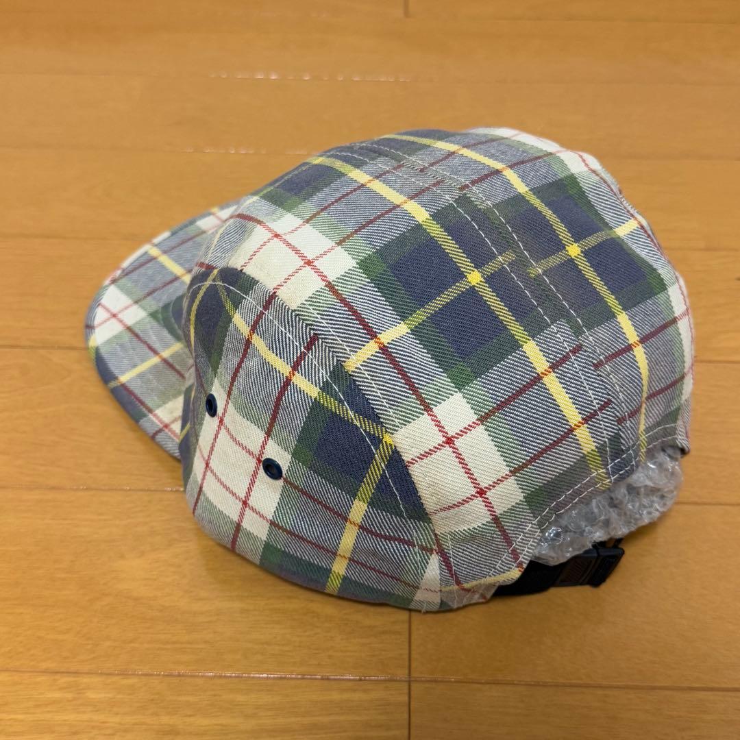 Supreme Tartan Plaid Camp Cap ブルー 2008年
