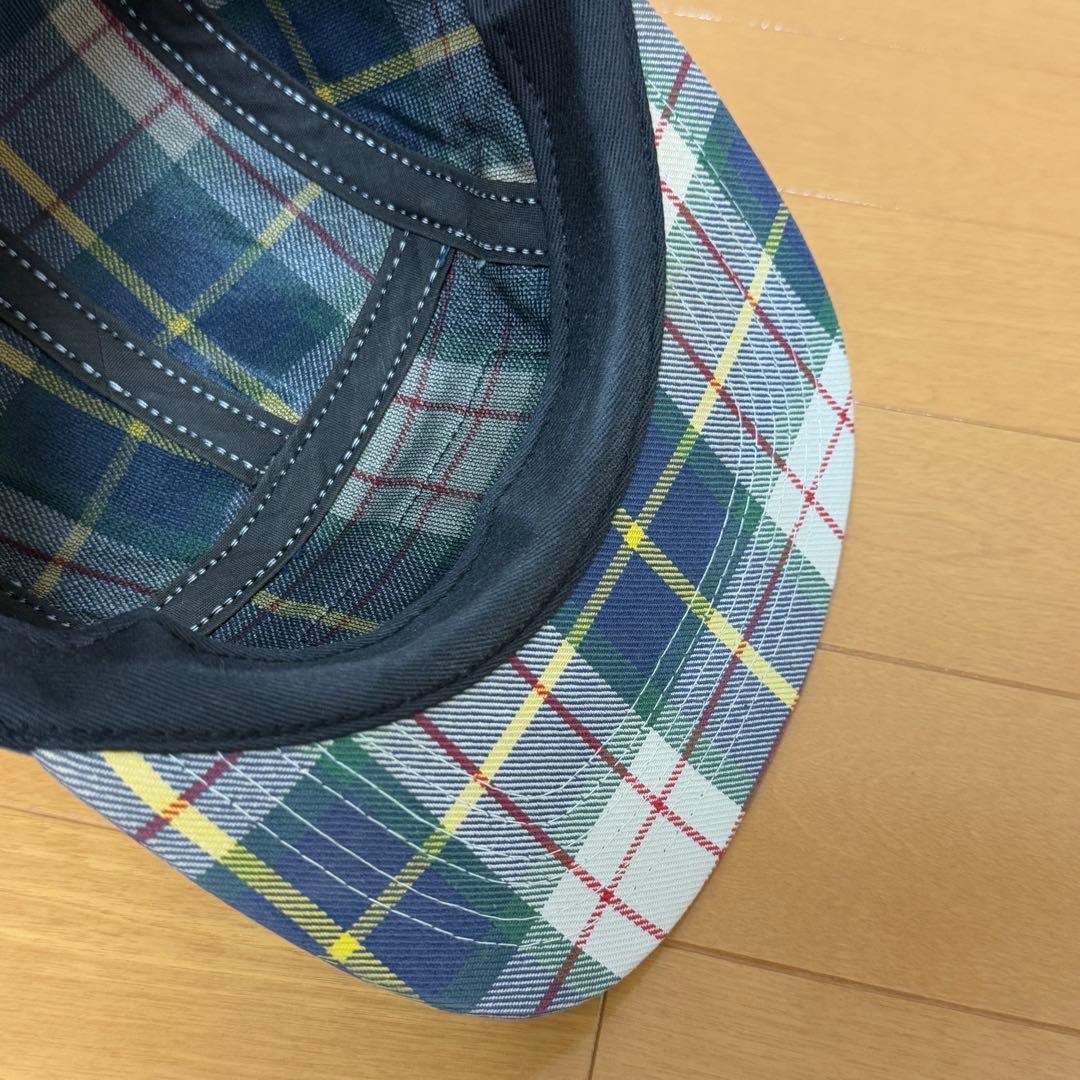Supreme Tartan Plaid Camp Cap ブルー 2008年