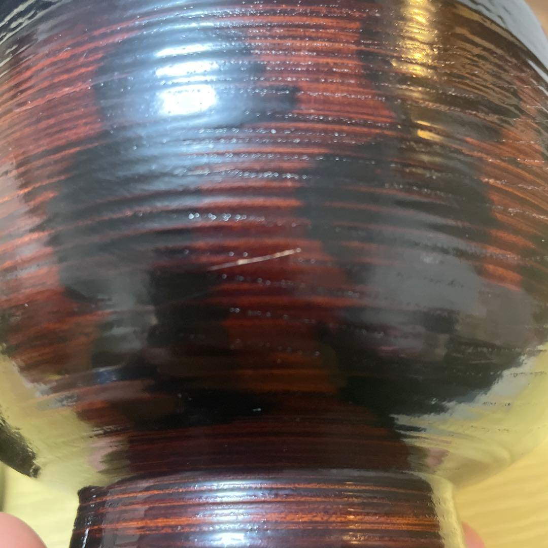 輪島　名工　角偉三郎　合鹿椀 漆器　外根来　2客