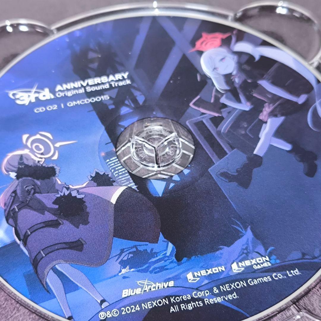 韓国版ブルアカ 3rdAnnivOSTセットCD版+KIT版特典ポスターセット