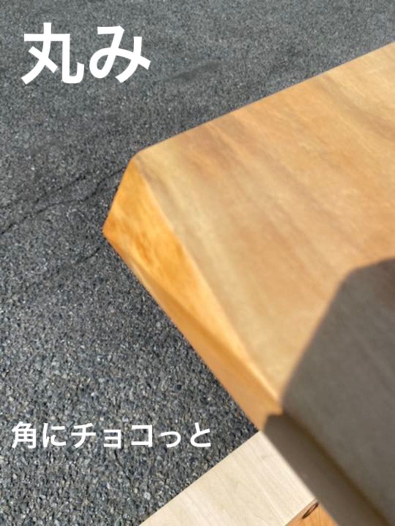 [即購入OK] 栃(とち)ダイニングテーブル　総無垢材極上杢　新品未使用