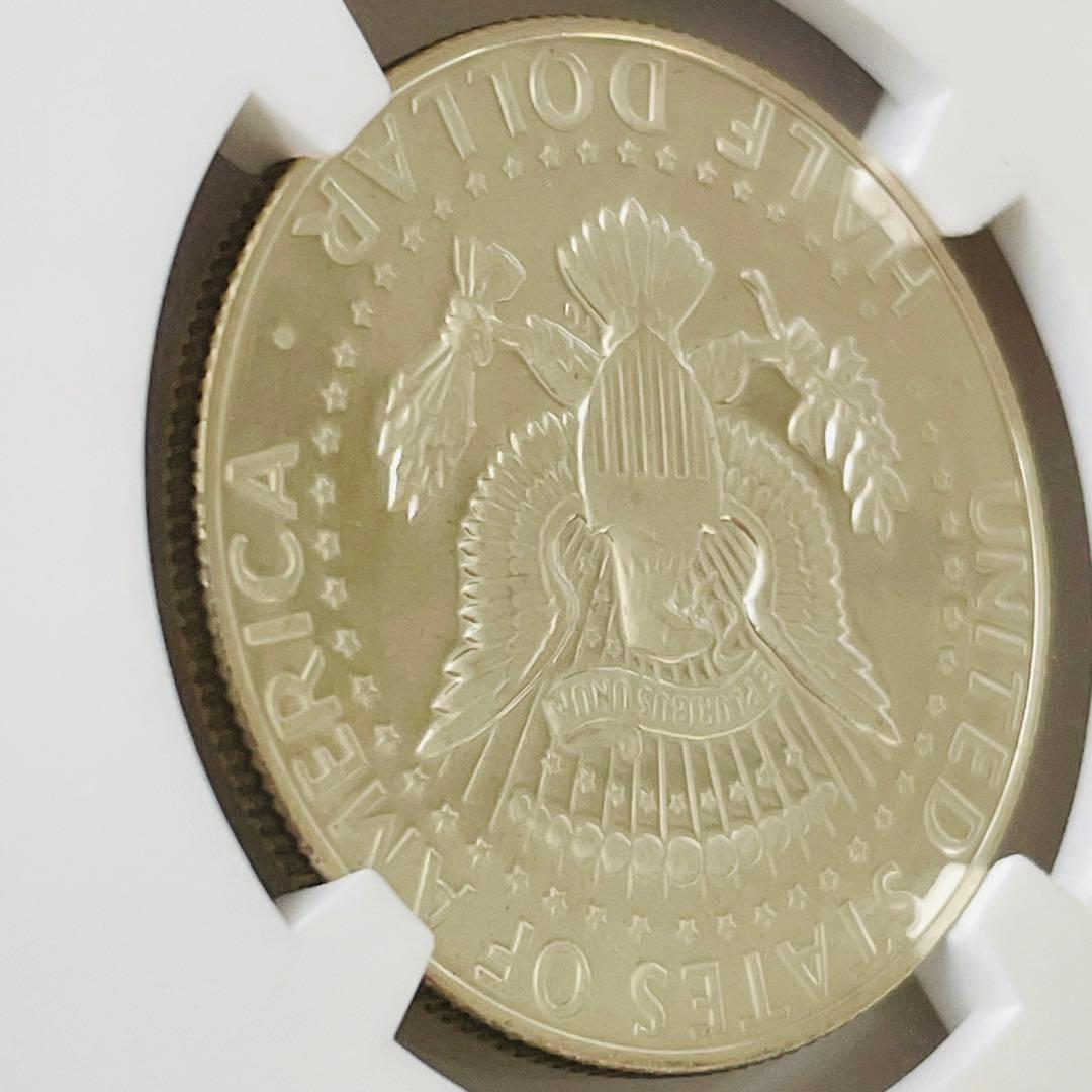 1969 アメリカ　ハーフダラー　銀貨　ケネディ　NGC PF 69 CAMEO