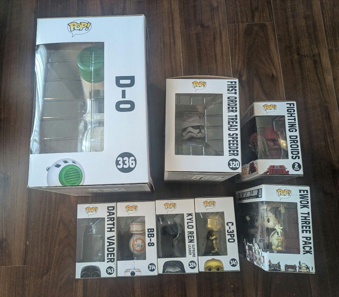 funko pop STARWARS スターウォーズ　８点セット