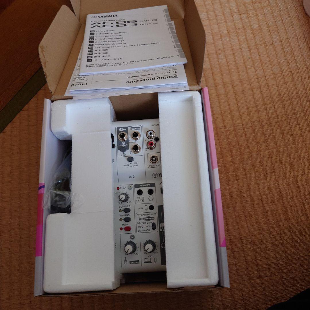 DJ機材 YAMAHA AG03 MK2