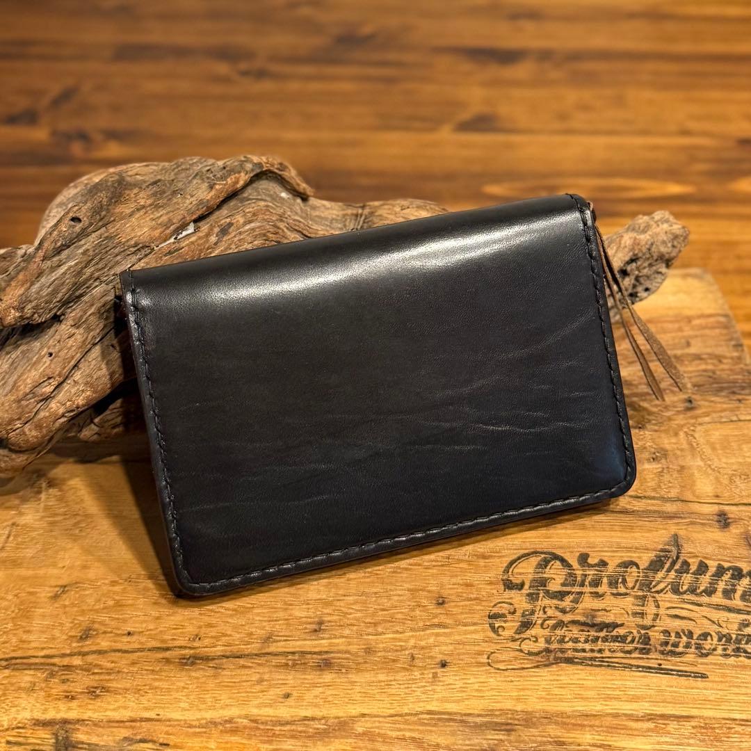 ショート トラッカーウォレット　『ホースバット　茶芯』