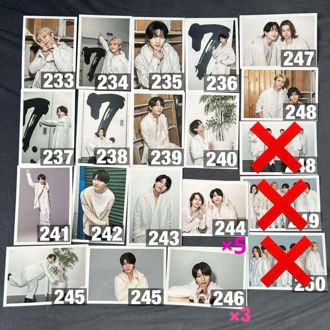 7 MEN 侍 B&ZAI BANZAI 本髙克樹 写真 まとめ売り