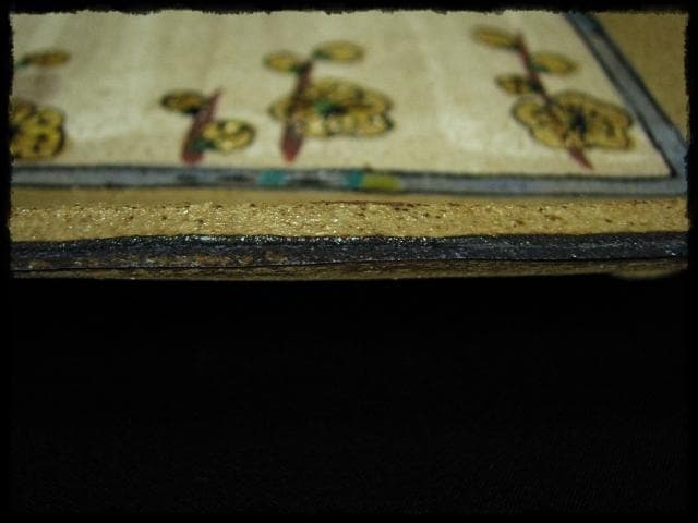 益子焼 杉本浩太郎 色絵 兎紋 角皿 茶道具  d139