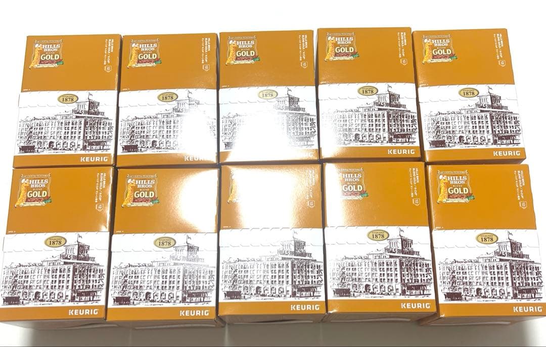 キューリグ カプセル式コーヒーマシンゴールド×10箱