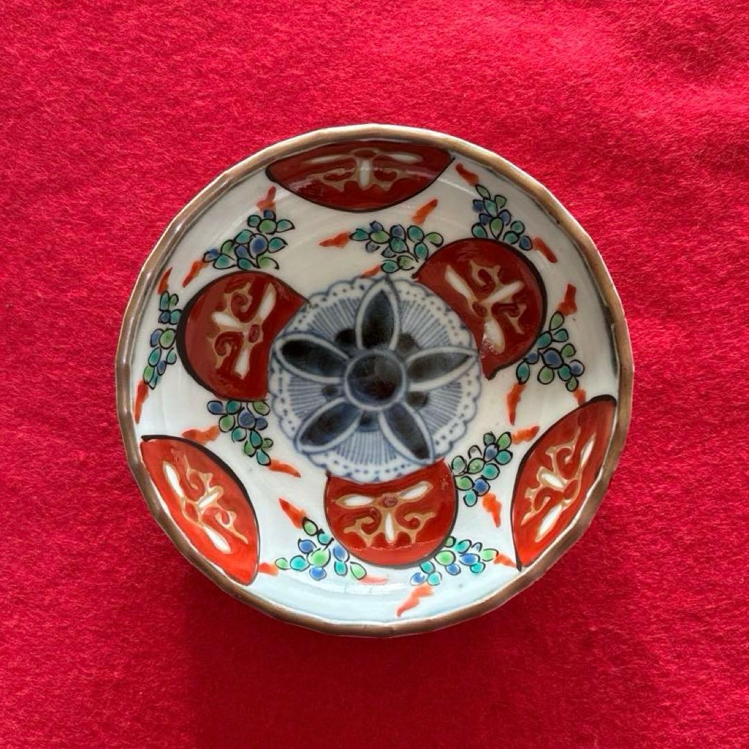 古伊万里　色絵　小皿　5枚組 江戸時代