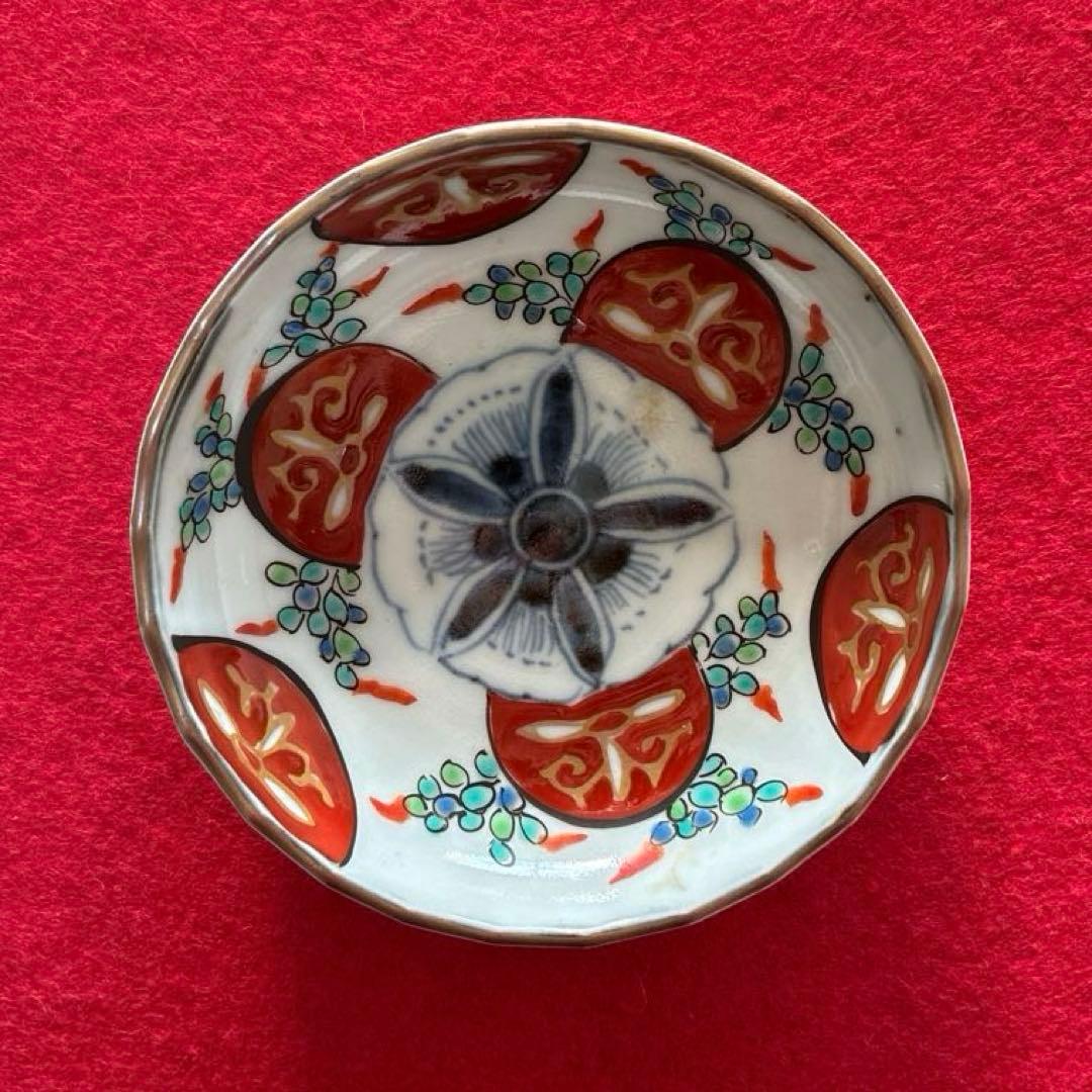 古伊万里　色絵　小皿　5枚組 江戸時代
