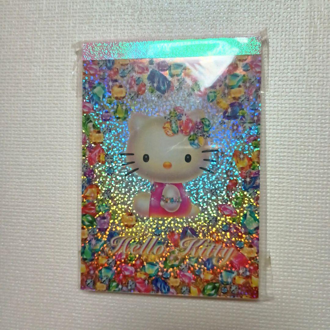1セット限り‼️ハローキティ　ビジュー　ホログラムメモ　リングノート