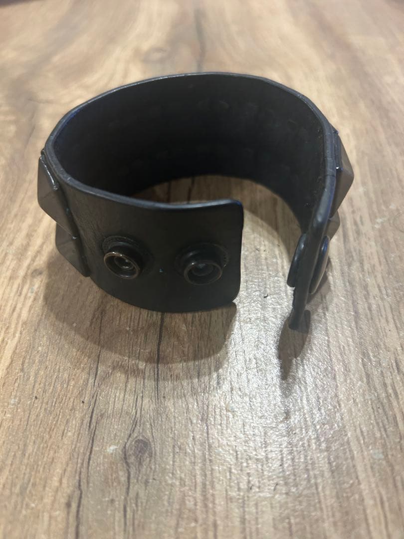 Number (N)ine 黒 レザーバングル　ユニセックス