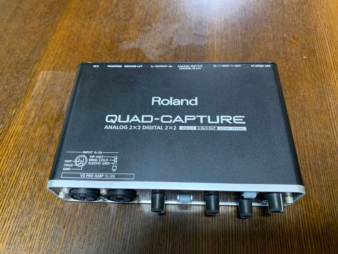 美品Roland QUAD-CAPTURE オーディオインターフェイス