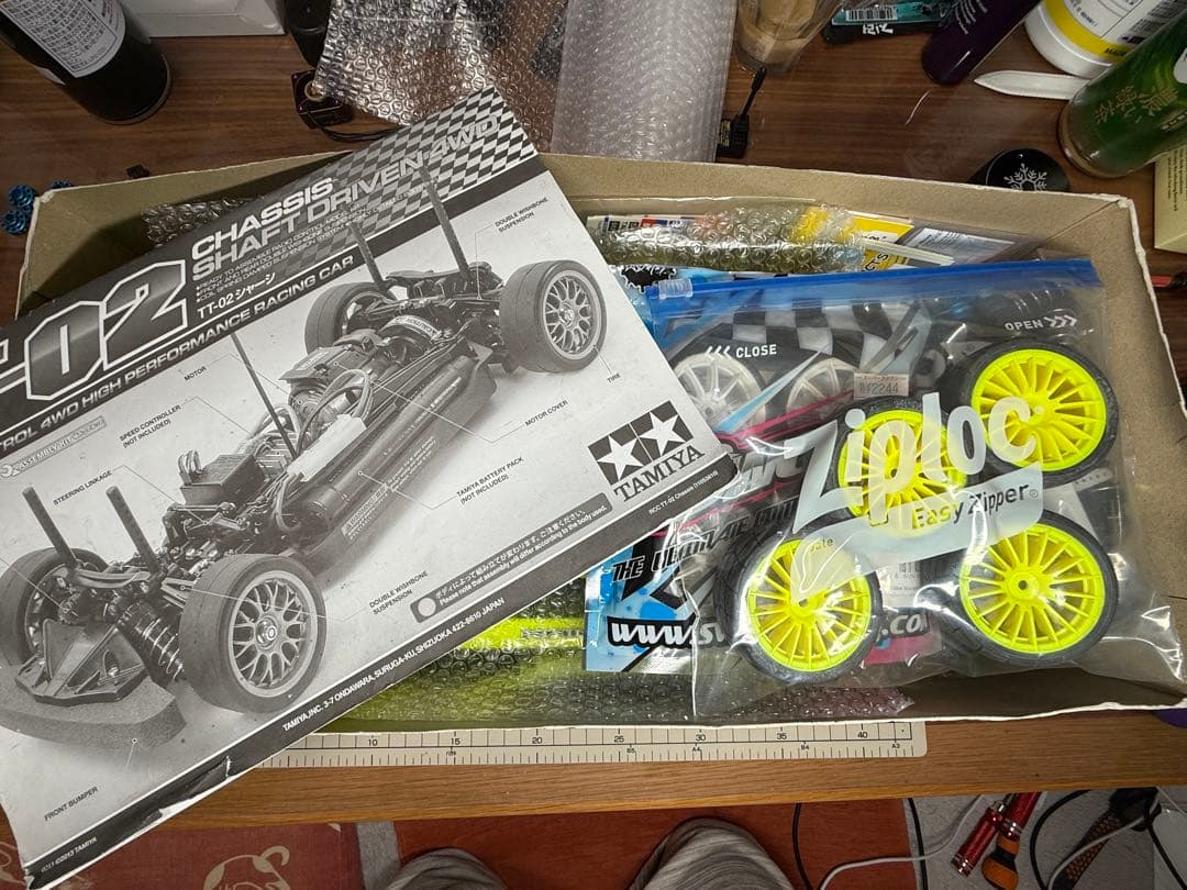 山*ー様 TAMIYA TT-02 シャーシ 4WD ラジコンカー