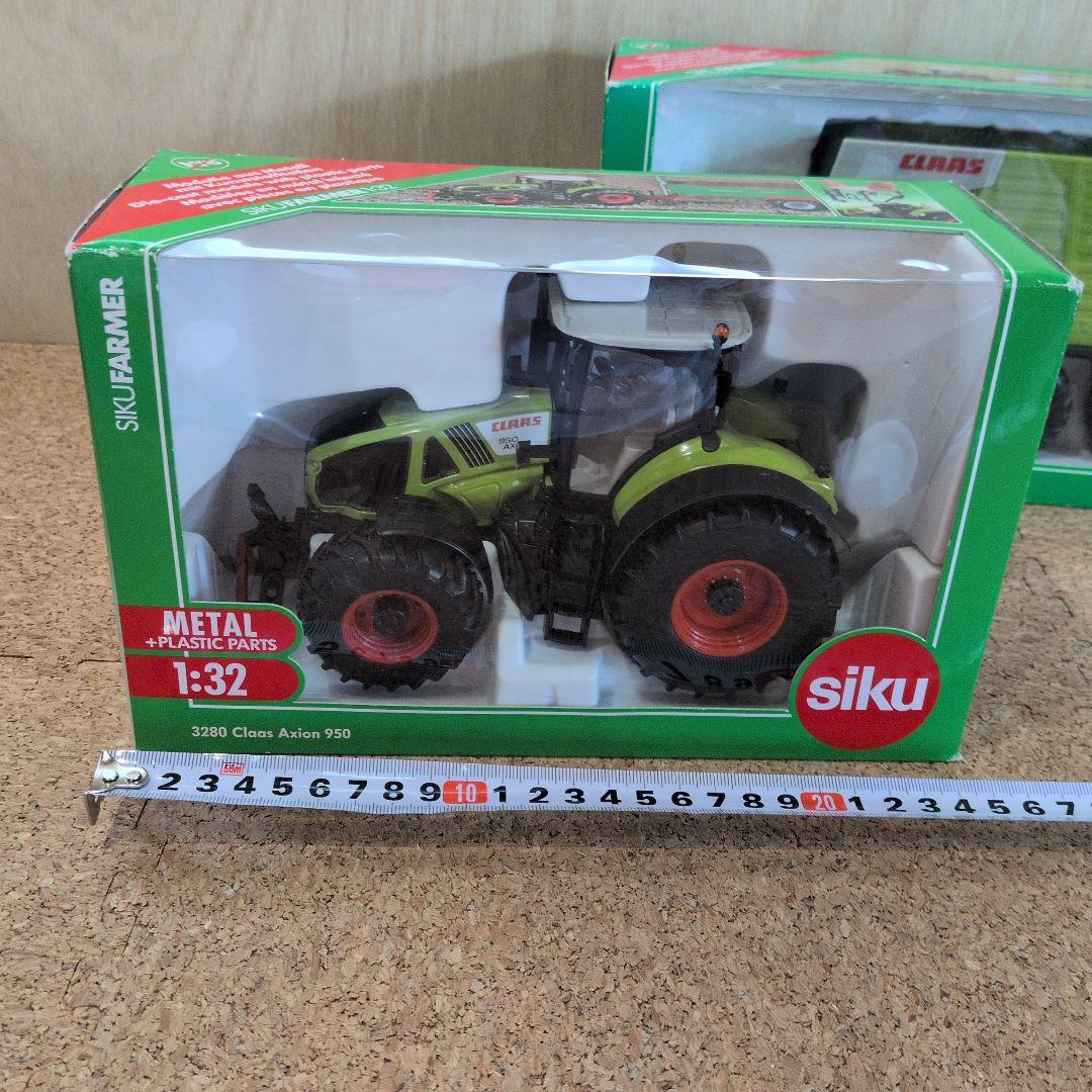 SIKU claas tractor axion＆cargo 1:32