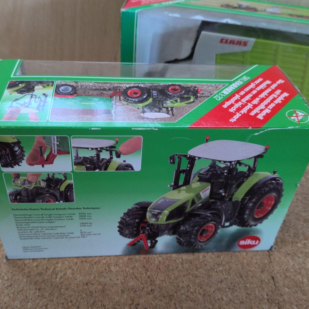 SIKU claas tractor axion＆cargo 1:32
