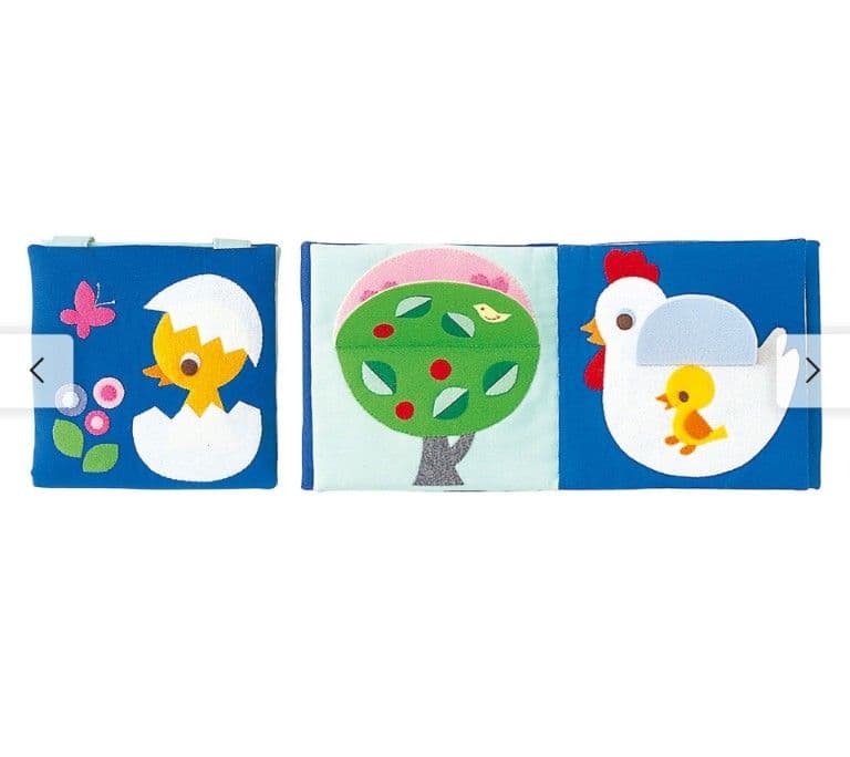 フェリシモ　ママおしえて　レトロでかわいい　仕かけ布絵本の会　４セット