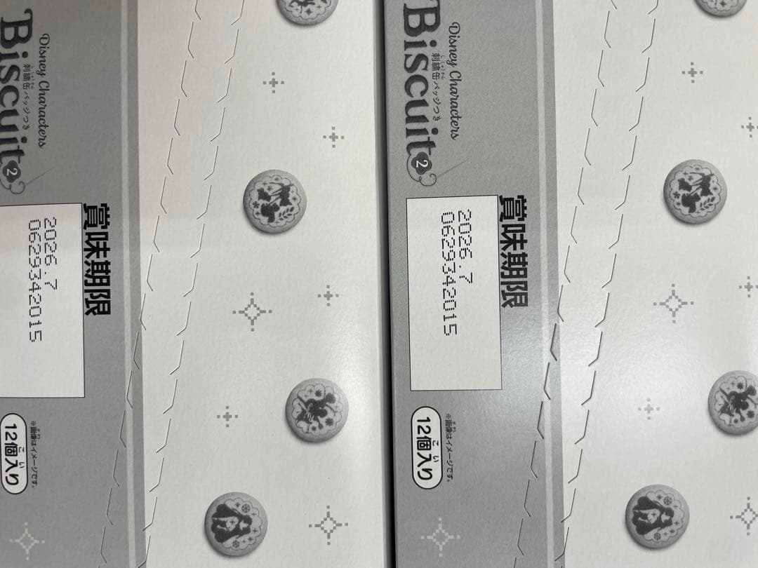 テ*読様 Disney Characters 刺繍缶バッジビスケット 第2弾 2