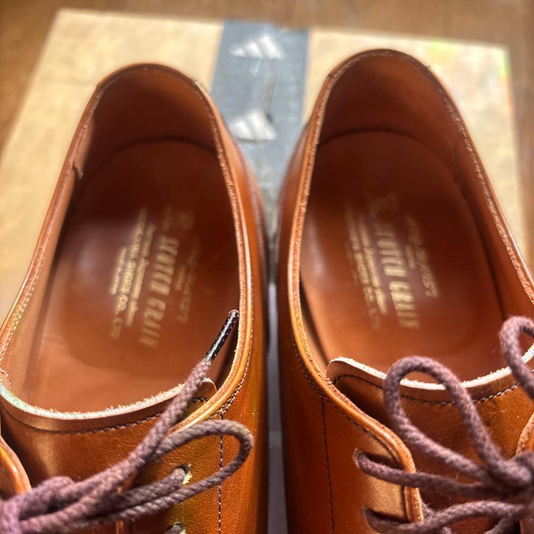 Scotch Grain ブラウン ドレスシューズ25.5 EEE日本製