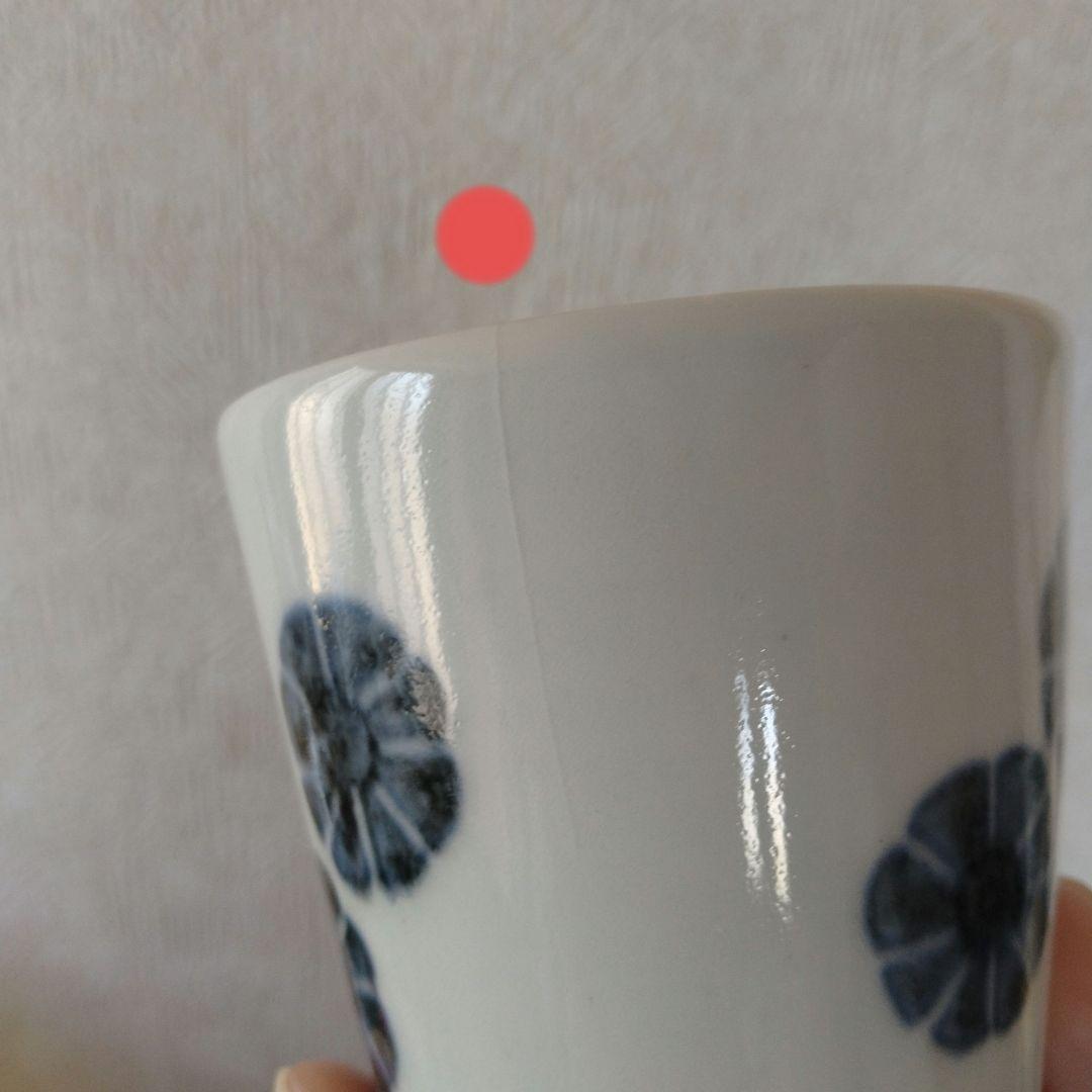 古伊万里染付花散らし文蕎麦猪口江戸時代