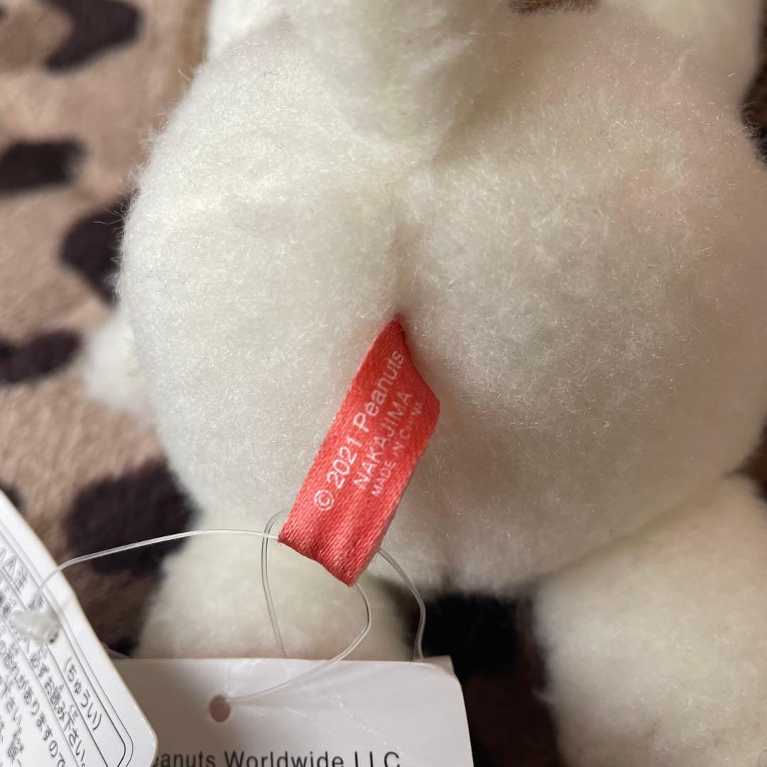 【希少／タグ付き】スヌーピー オラフ チョコチェック ぬいぐるみ S レア