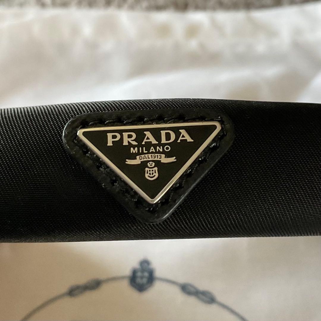 【新品✨✨】PRADA Re-Nylonブラック ヘアバンド