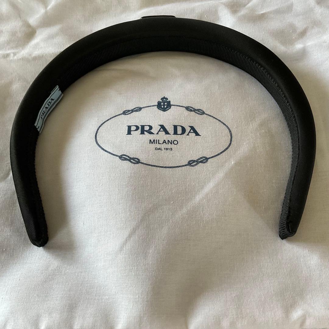 【新品✨✨】PRADA Re-Nylonブラック ヘアバンド