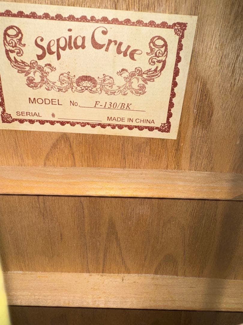 Sepia Crue アコースティックギター F-130/BK