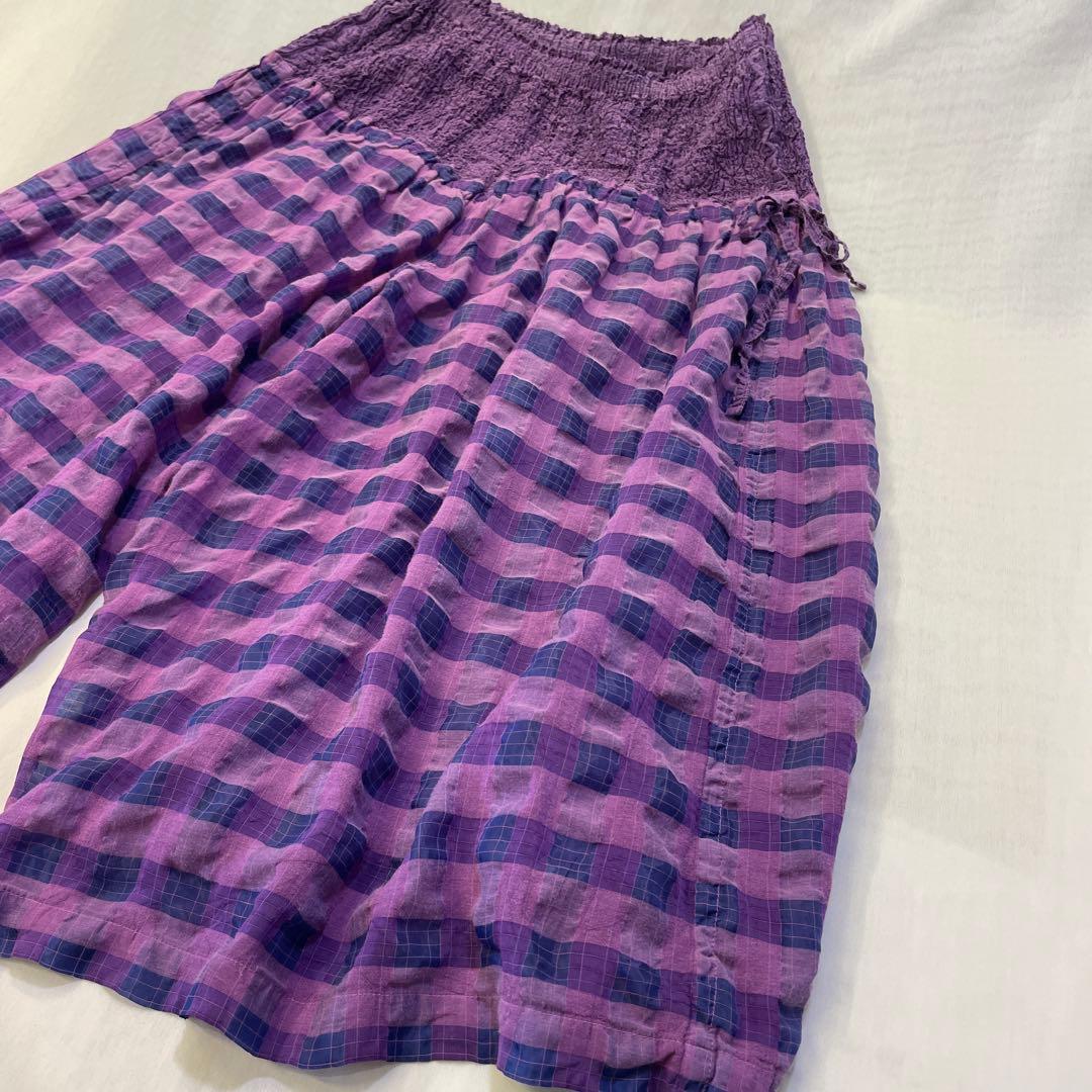 ISSEI MIYAKEイッセイミヤケ　me ガウチョパンツ　キャロット