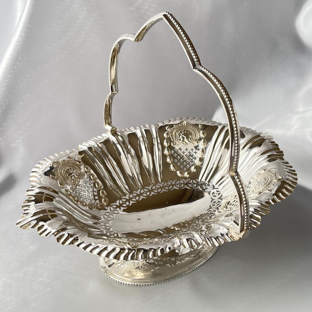 【Cooper Brothers】 ビクトリアンのフルーツスタンド バスケット