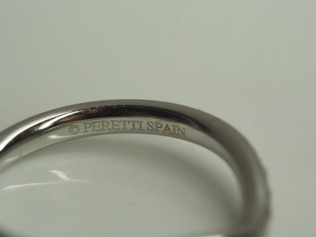 TIFFANY&Co. ティファニー　天然ダイヤモンド9Pカーブドリング　5.2