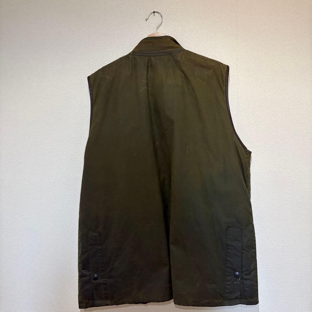 【XL】90's Barbour \"WESTMORLAND\" オイルドベスト