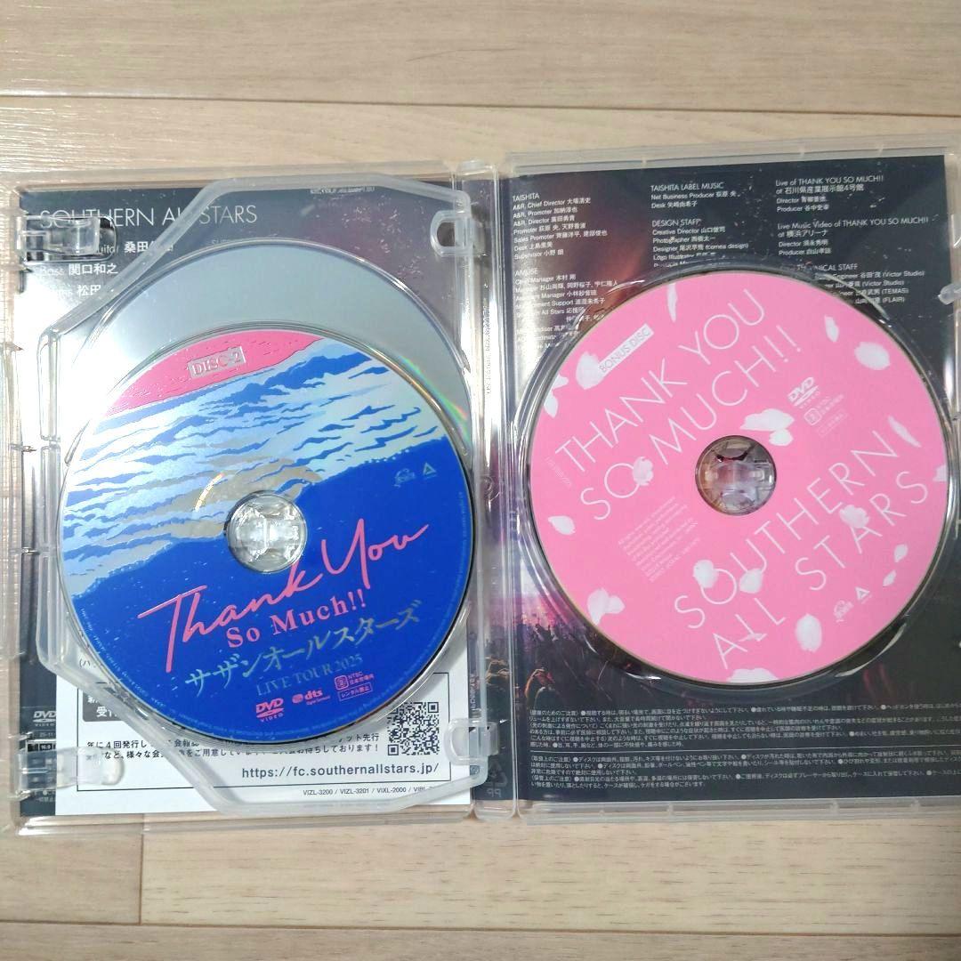 THANK YOU SO MUCH!! 限定盤DVD サザンオールスターズ