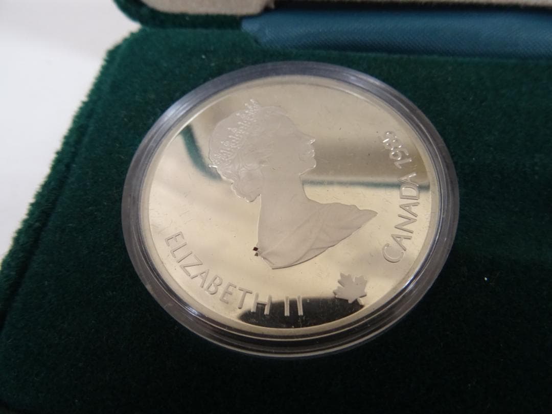 m*k様 鹿039 カルガリーオリンピック 1988 記念銀貨 20ドル 2枚