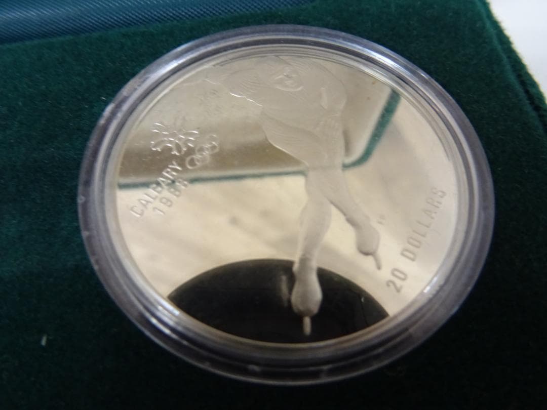 m*k様 鹿039 カルガリーオリンピック 1988 記念銀貨 20ドル 2枚