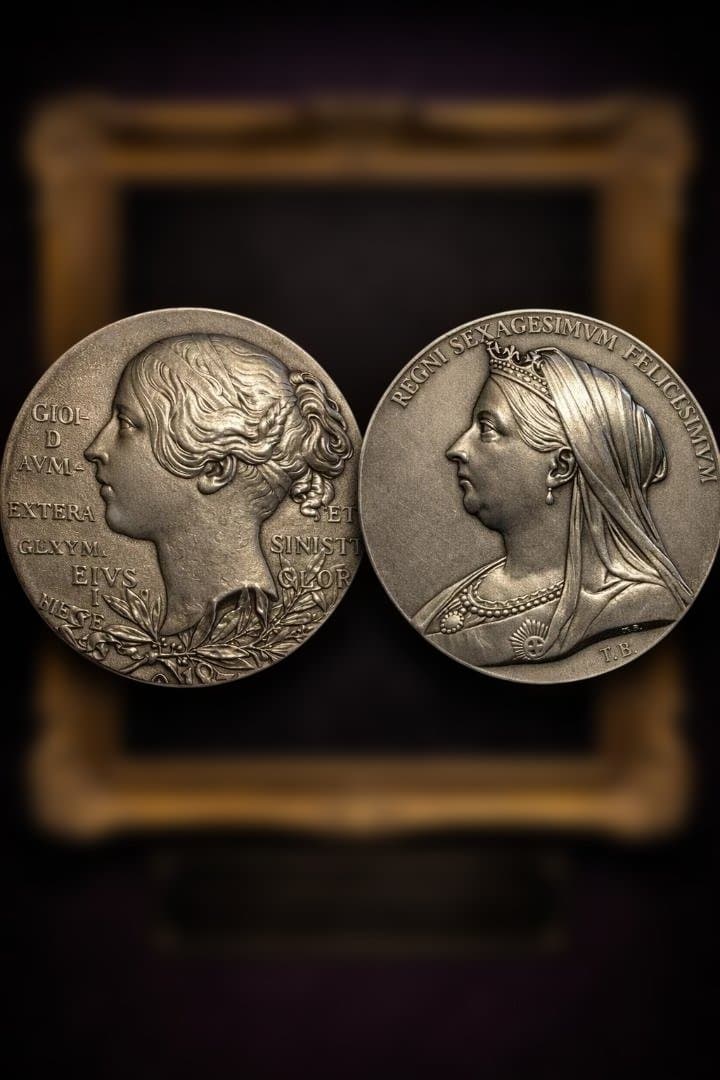 英国 1897年 ダイヤモンド ジュビリー シルバーメダル