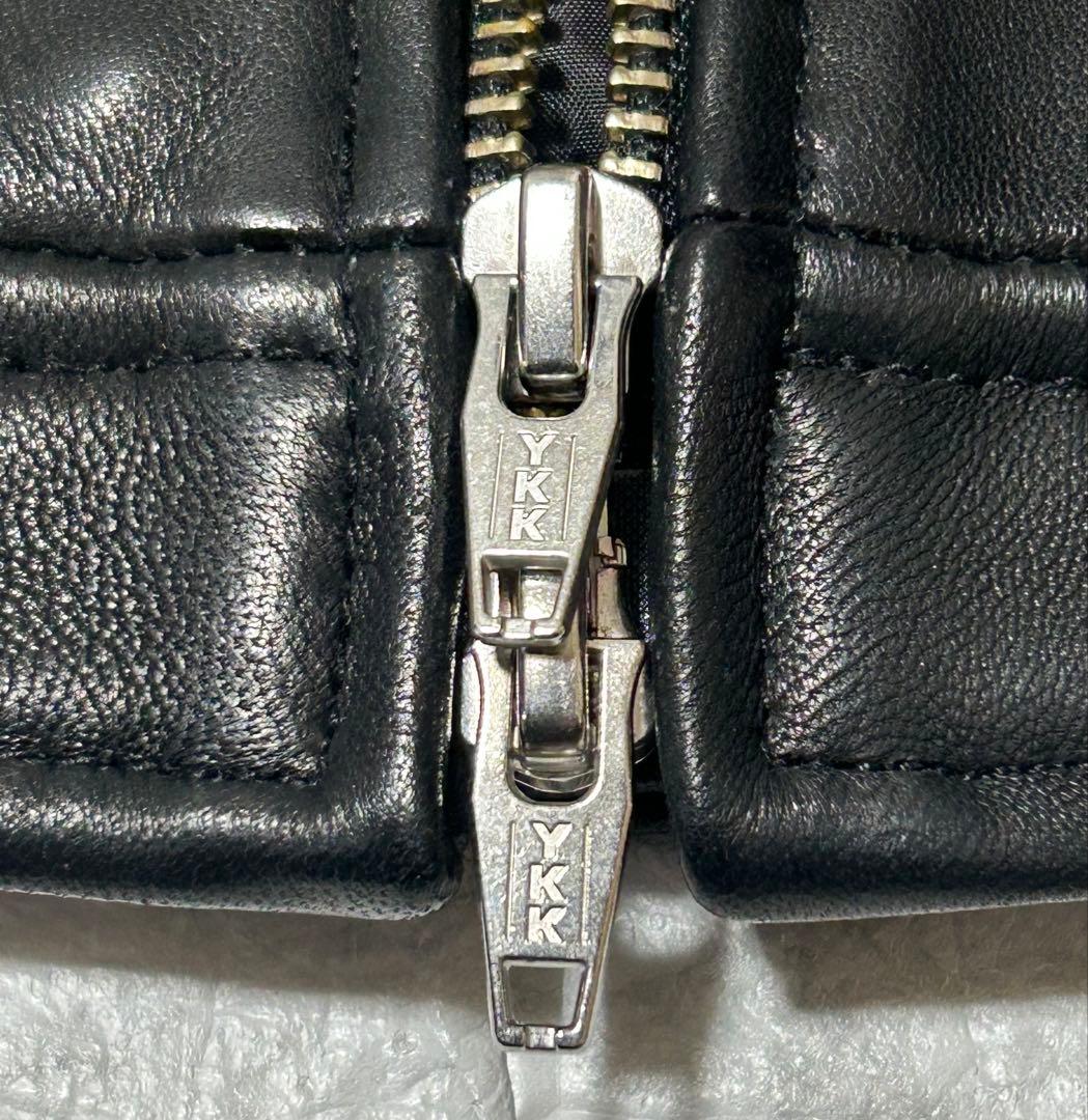 近年モデル BEAMS HEART ラムレザージャケット　Lサイズ