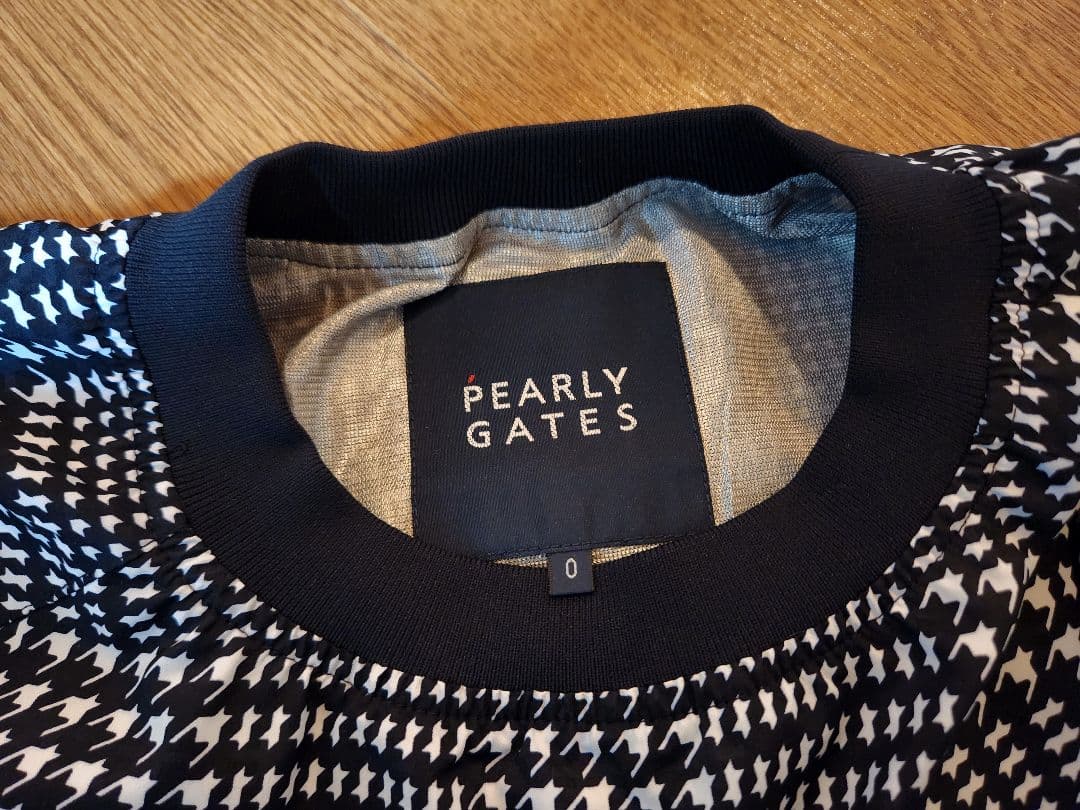 【タフレックス×サーモトロンラボジカ】パーリーゲイツ 千鳥格子柄ナイロンブルゾン