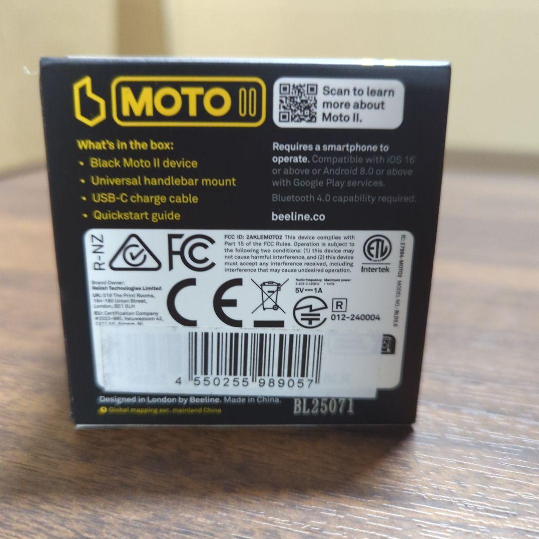 Moto II ナビゲーション ブラック BLD30-BLK 新品