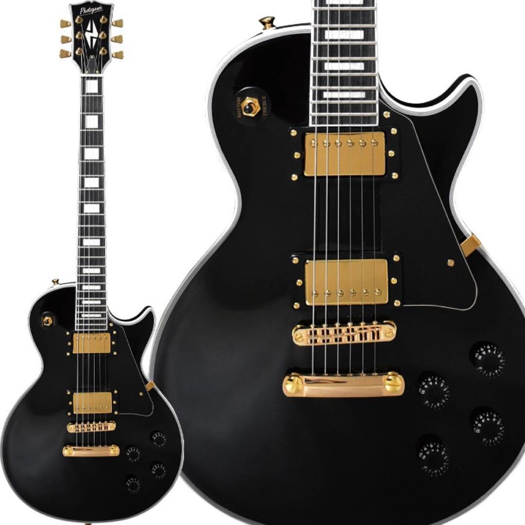 Photogenic LP-300C エレキギター レスポールカスタム ブラック