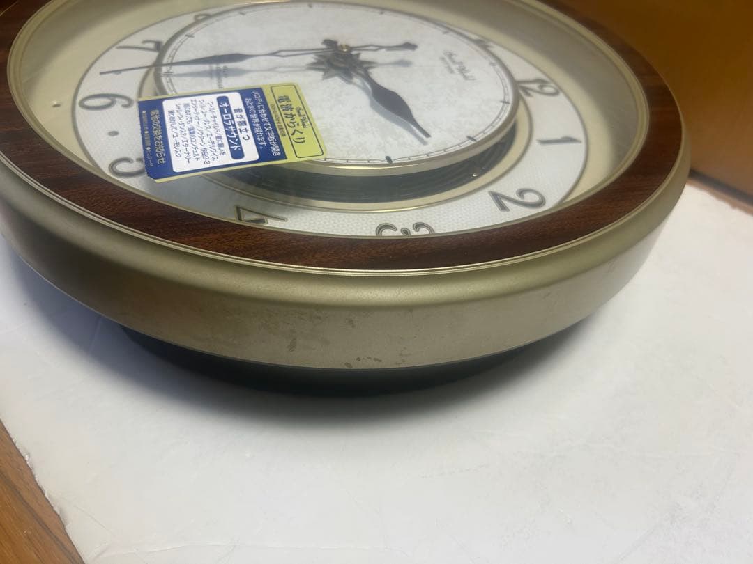 rhythm スモールワールド からくり時計 電波掛け時計 動作品