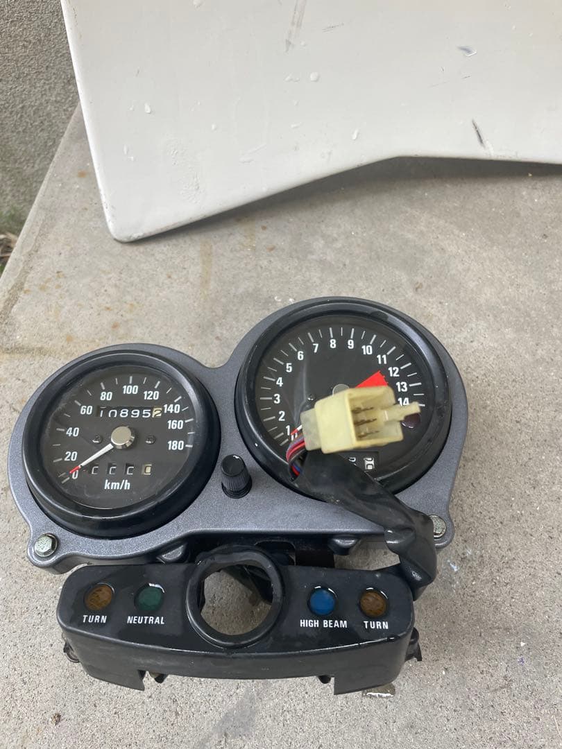 ゼファー400初期型 親子メーター