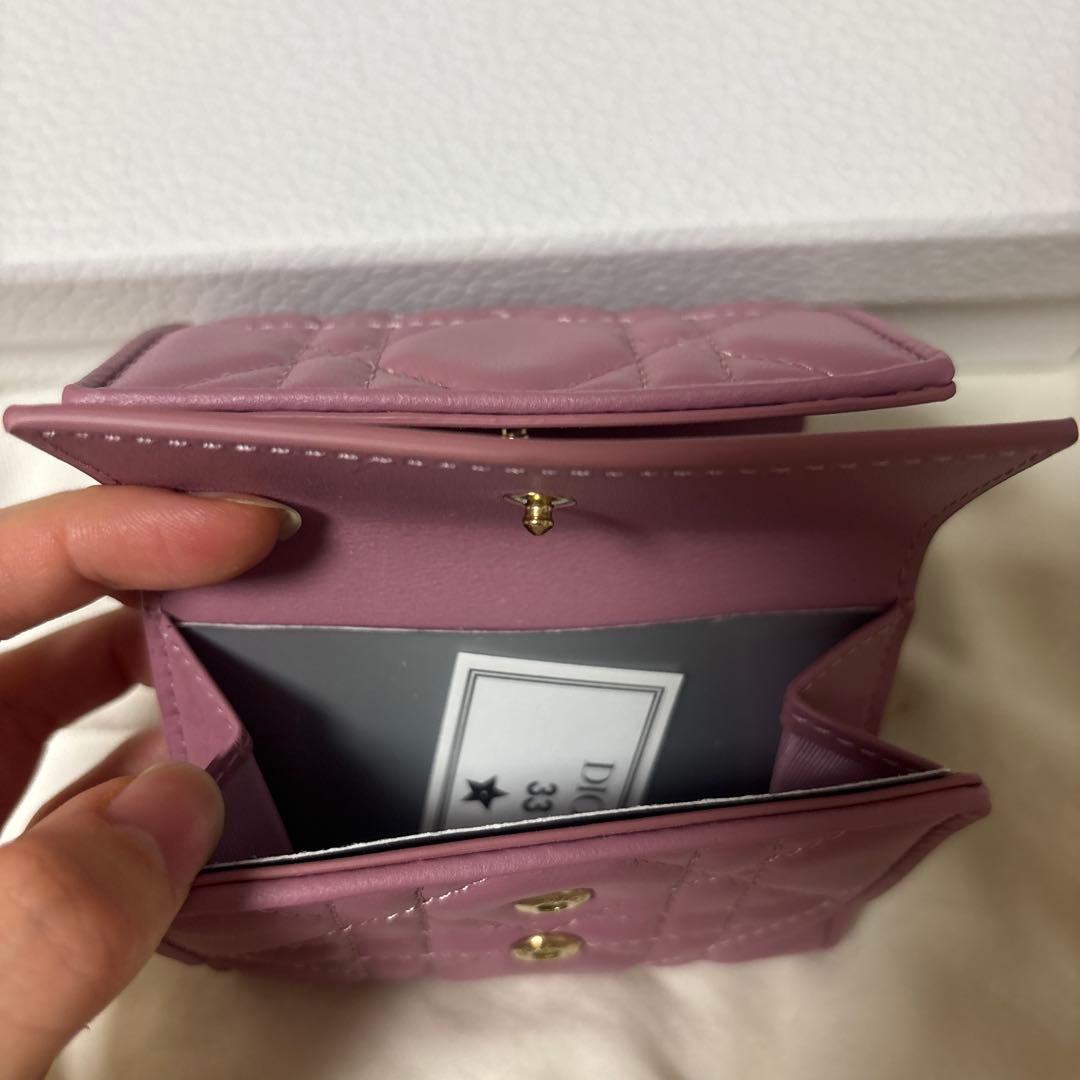 新品未使用:Dior ロータスウォレット ピンク ラベンダー 財布