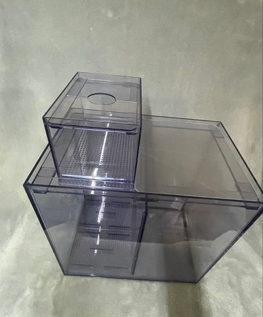 透明塩ビ製オーバーフロー水槽用フィルター