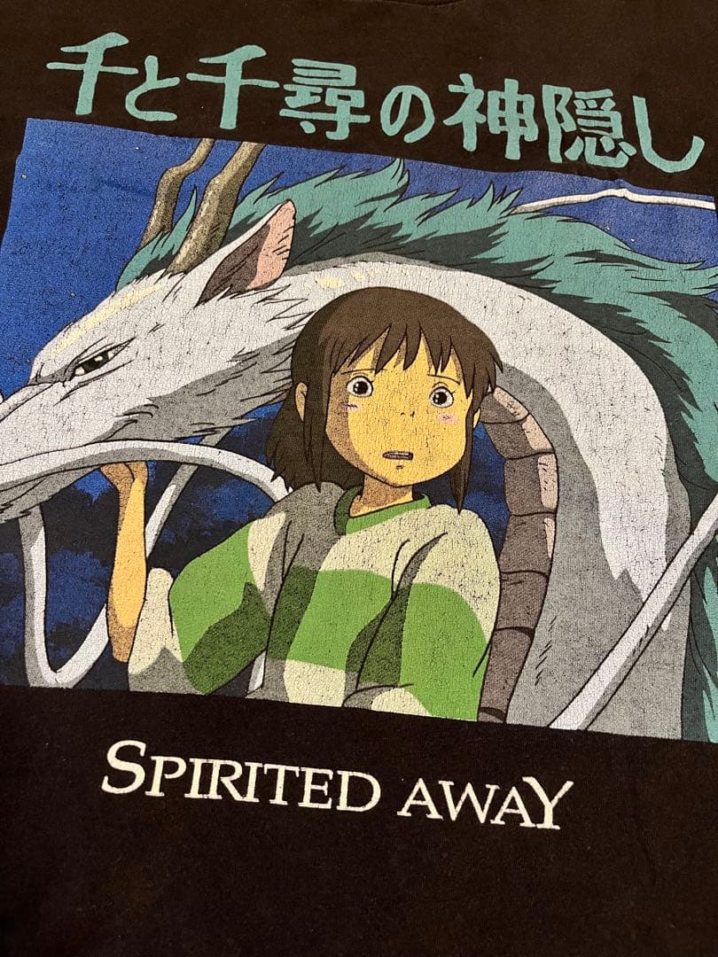 千と千尋 Tシャツ LIL UZI 着用 ジブリ 公式　黒　XL 正規品