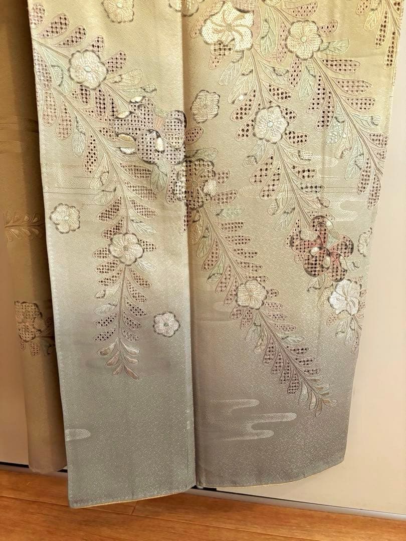 高級着物④訪問着 スワトウ刺繍