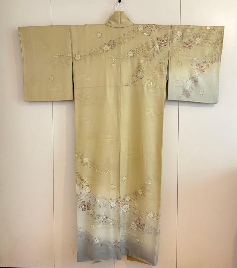 高級着物④訪問着 スワトウ刺繍