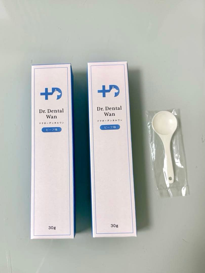 Dr. Dental Wan 30g デンタルケア用品2個セット　スプーン付き